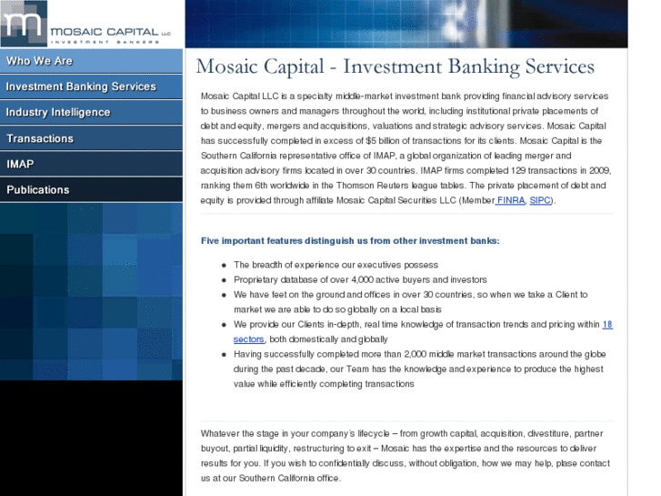 www.mosaiccapital.biz
