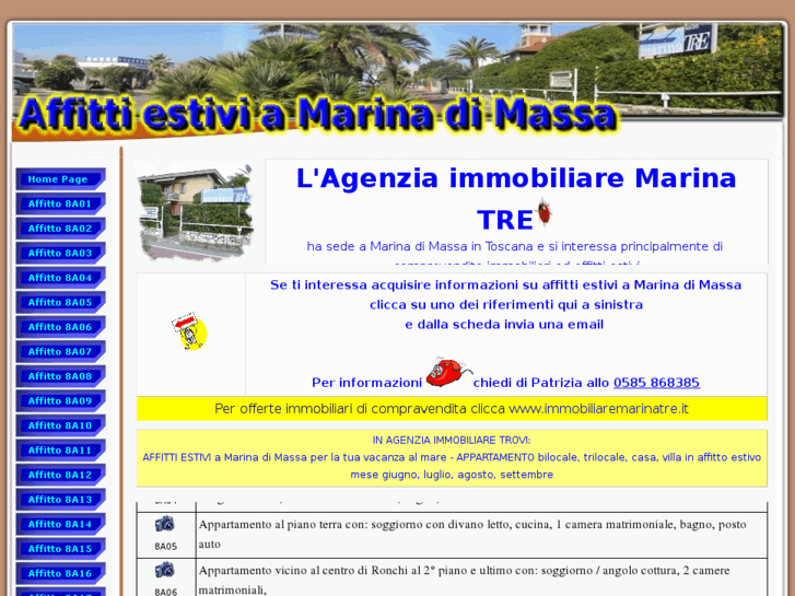 www.affittiestivimarinadimassa.it