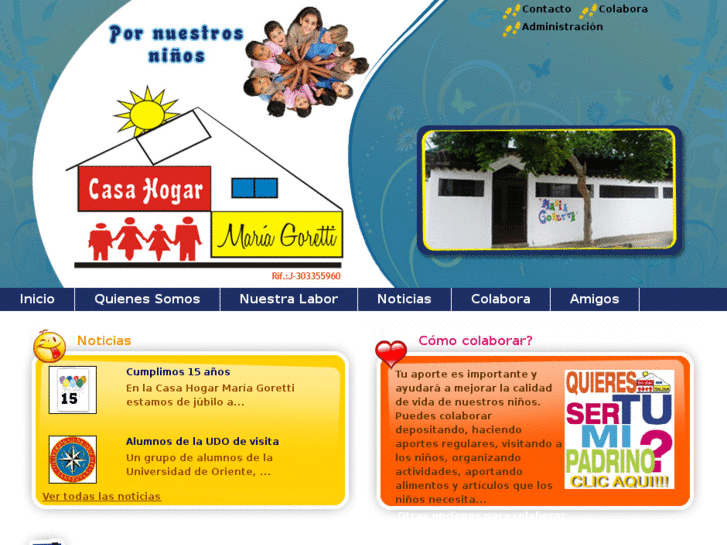 www.casahogarmariagoretti.org.ve