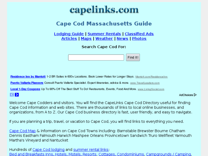 www.capelinkscapecod.com