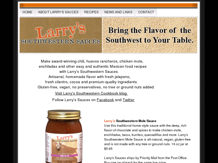 www.larrysauces.com