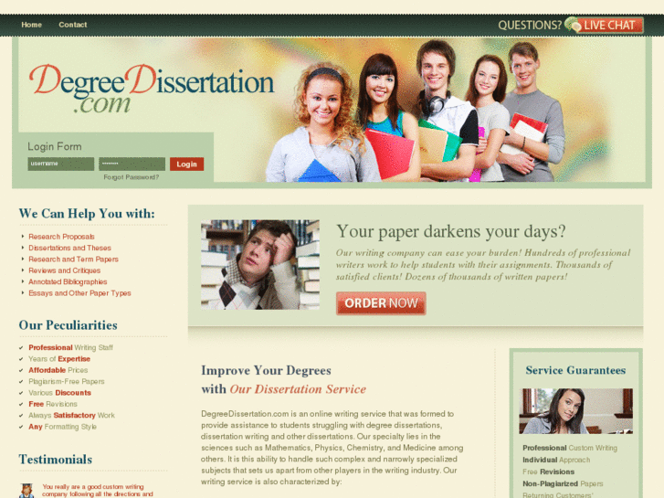 www.degreedissertation.com