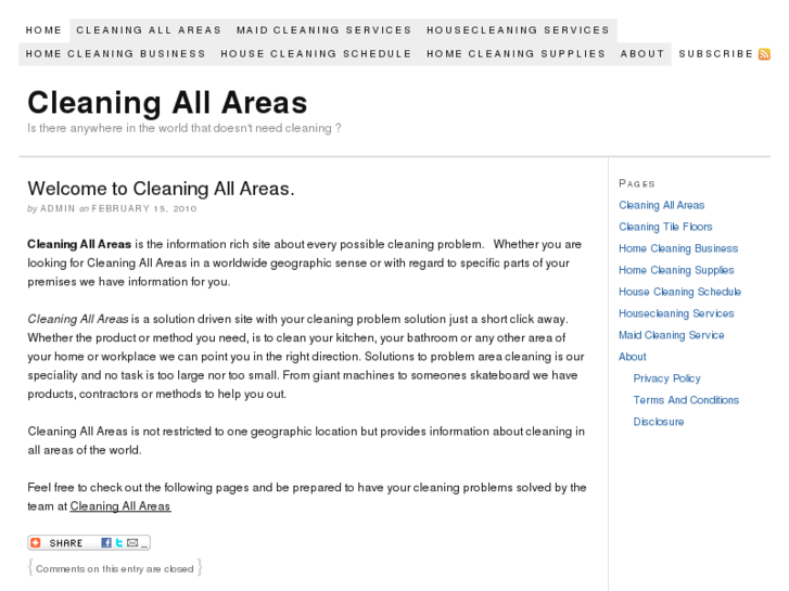 www.cleaningallareas.com