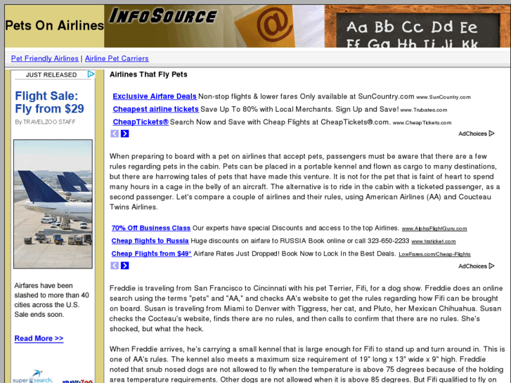 www.airlinesthatflypets.com