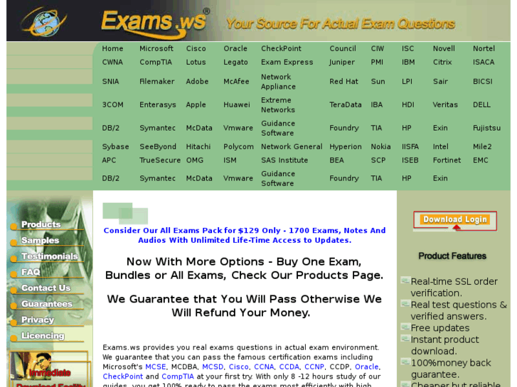 www.exams.ws