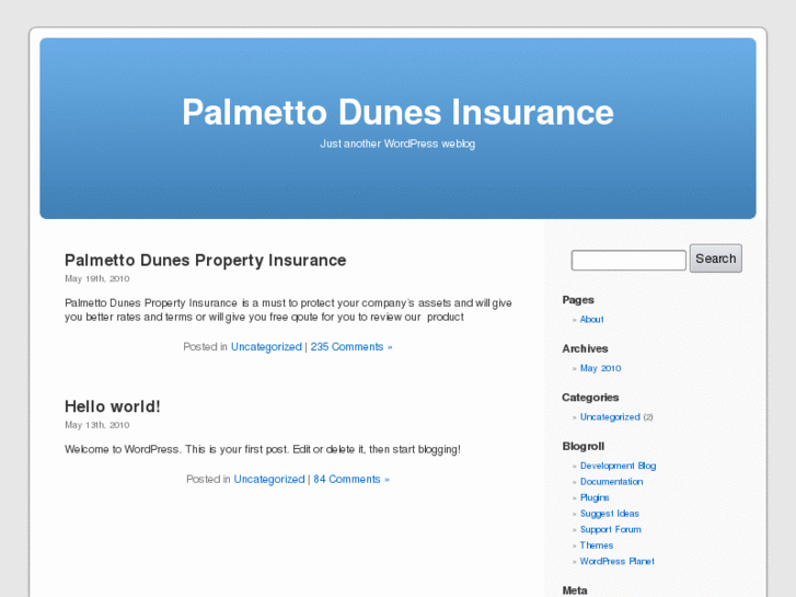 www.palmettodunesinsurance.com