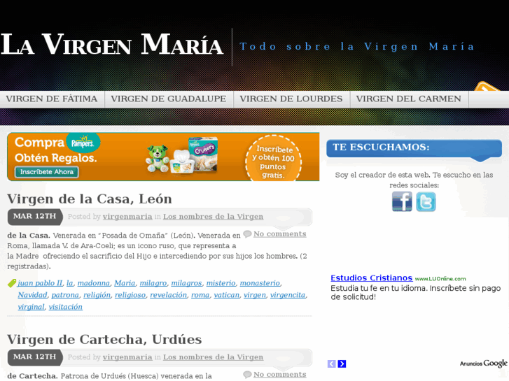www.lavirgen.info