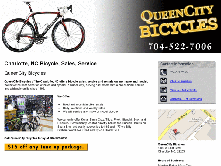 www.charlottebikeshops.com