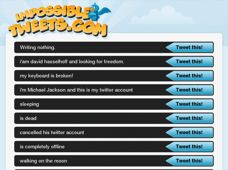 www.impossibletweets.com