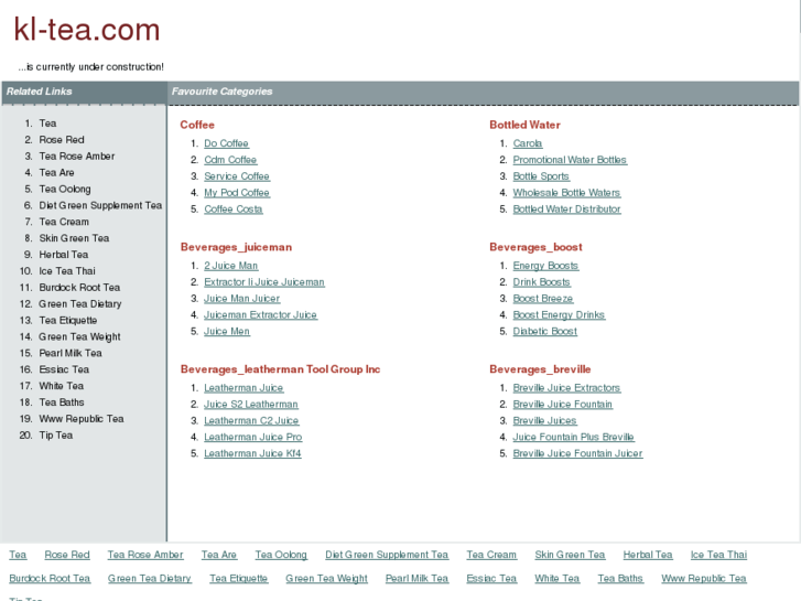 www.kl-tea.com