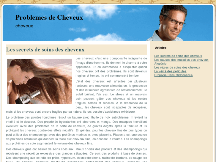 www.problemesdecheveux.com