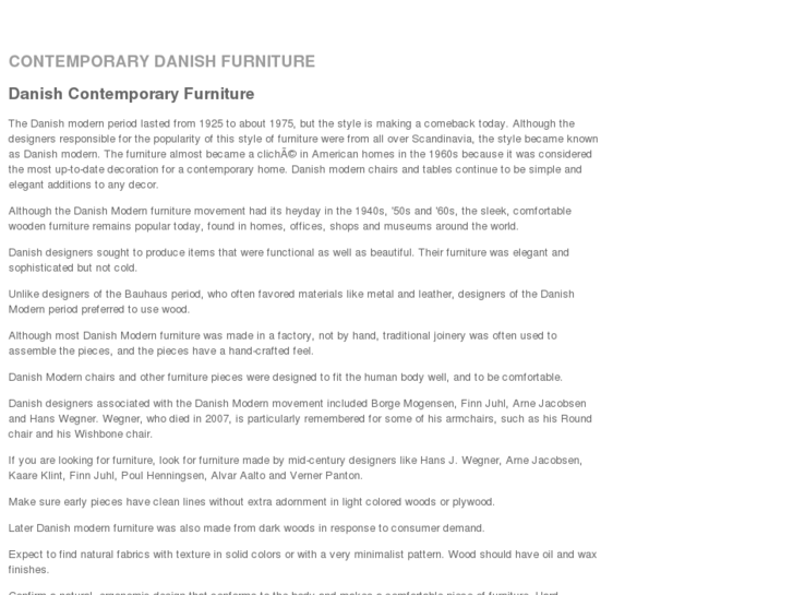 www.contemporarydanishfurniture.com