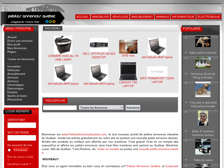 www.petitesannoncesquebec.com