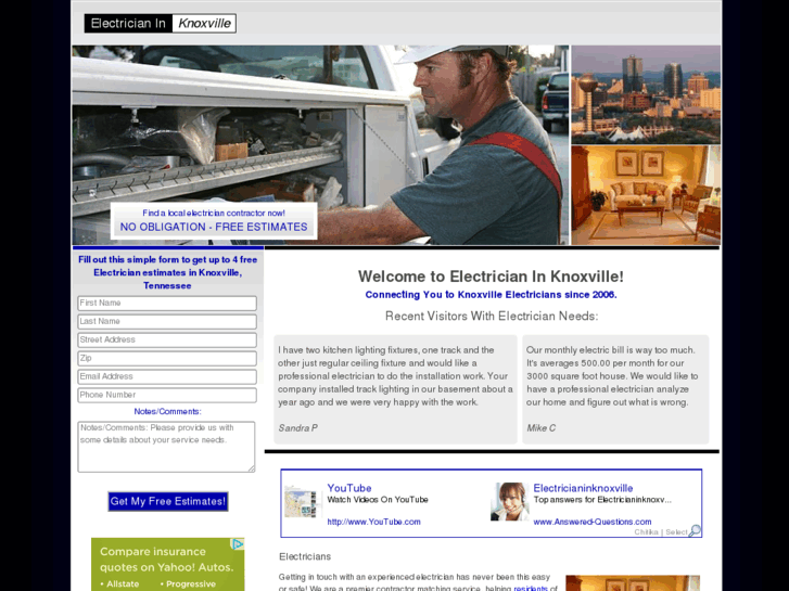 www.electricianinknoxville.com