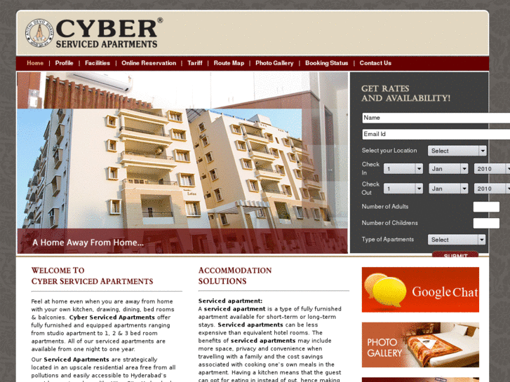 www.cyberserviceapartments.com