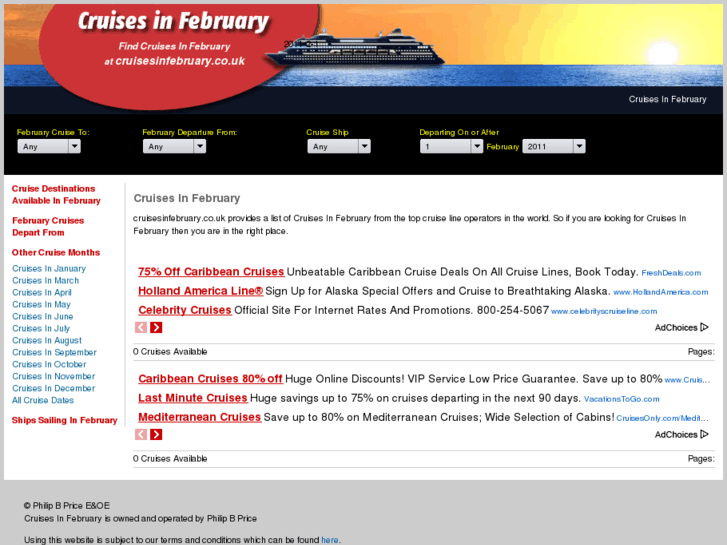www.cruisesinfebruary.co.uk