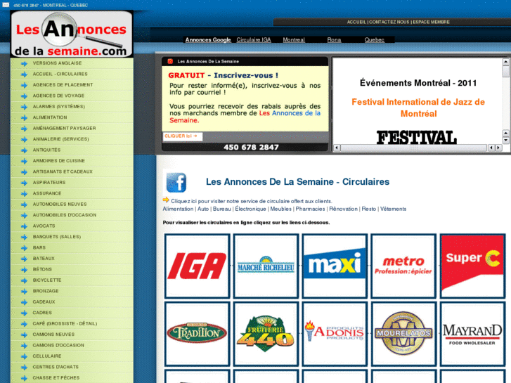 www.lesannoncesdelasemaine.com