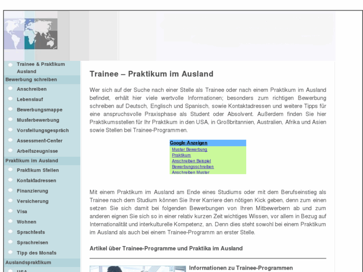 www.traineeship.de