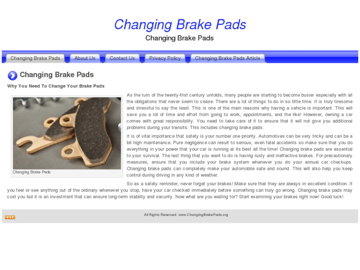 www.changingbrakepads.org