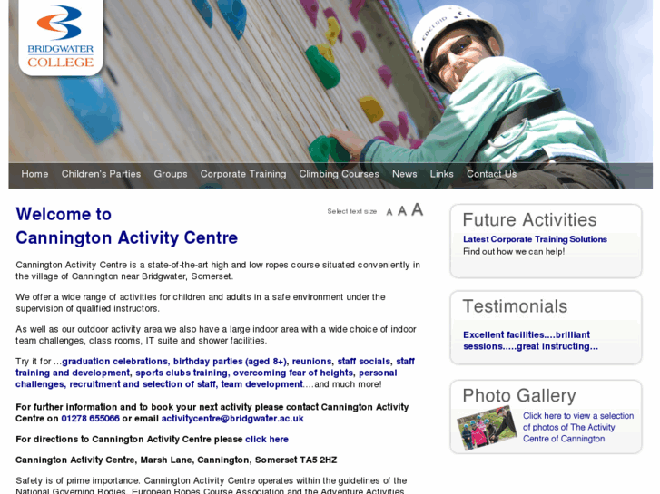 www.canningtonactivitycentre.co.uk