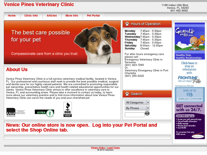www.venicepinesvet.com