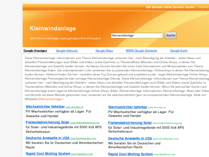 www.kleinwindanlage.org