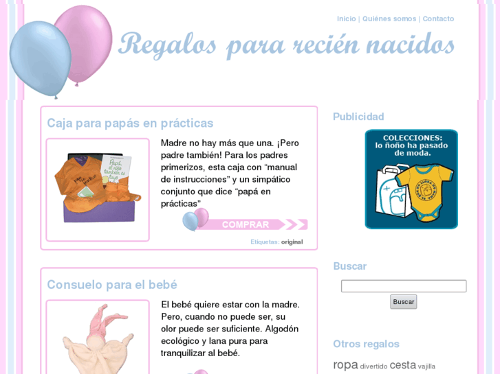 www.regalosparareciennacidos.com