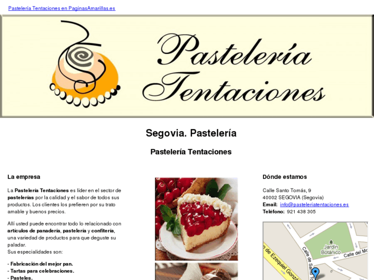www.pasteleriatentaciones.es