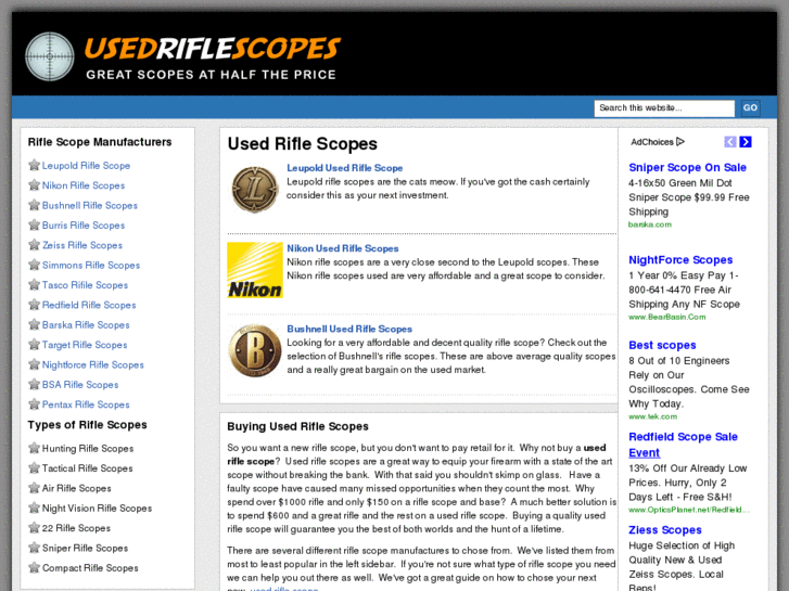 www.usedriflescopes.org