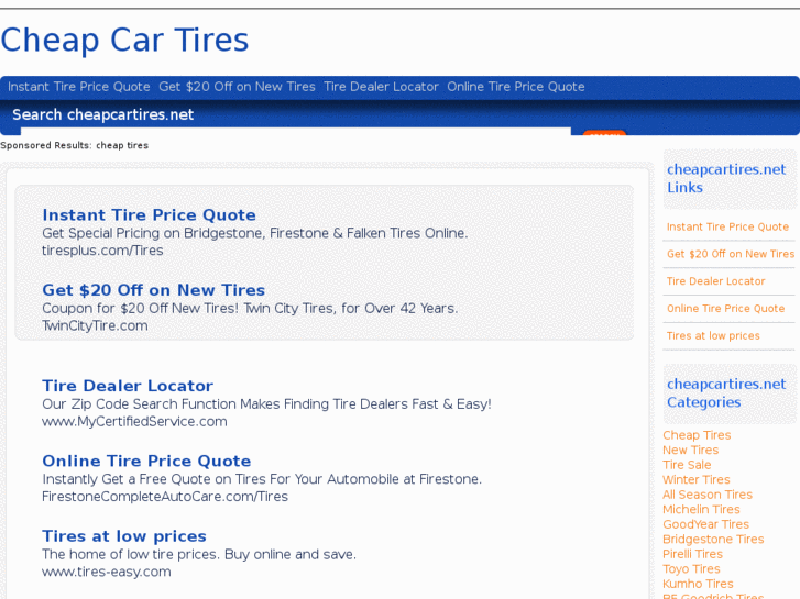www.cheapcartires.net