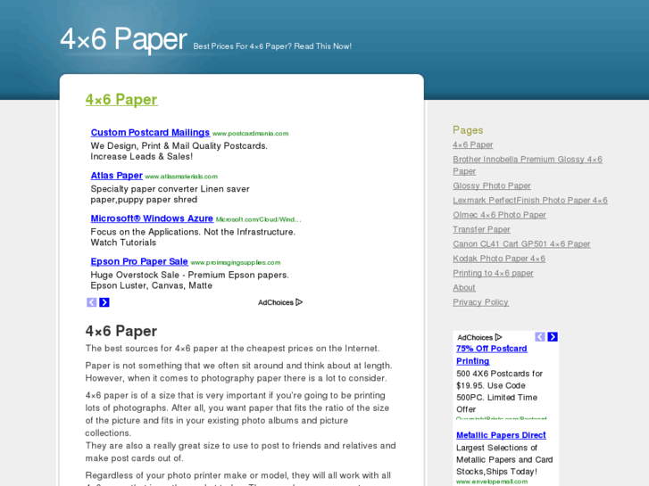 www.4x6paper.com