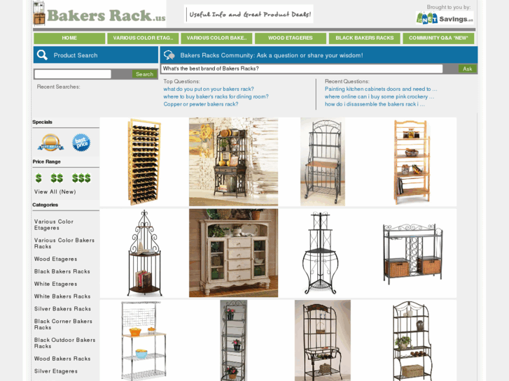 www.bakersrack.us