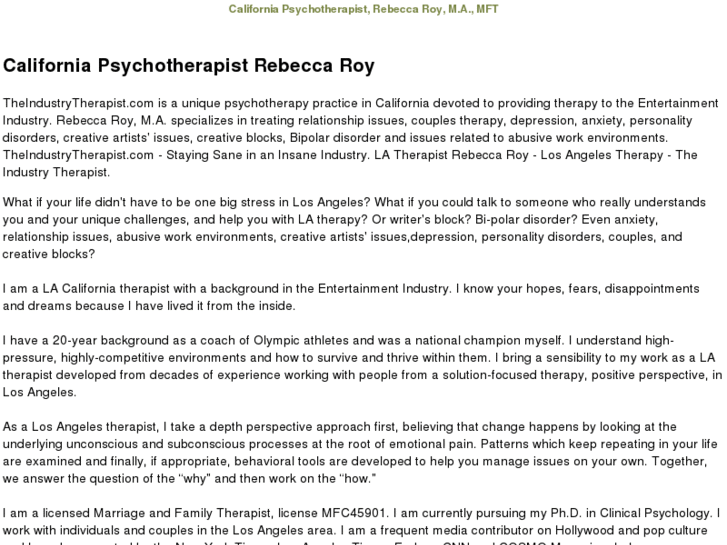 www.theindustrytherapist.com