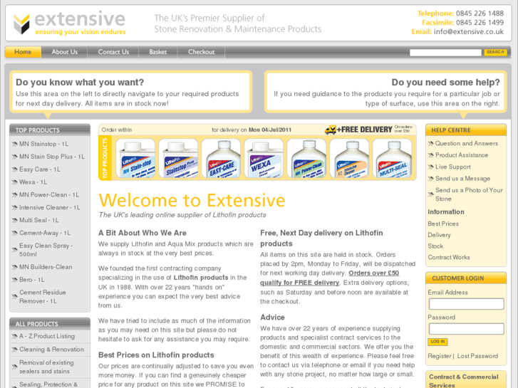 www.extensive.co.uk