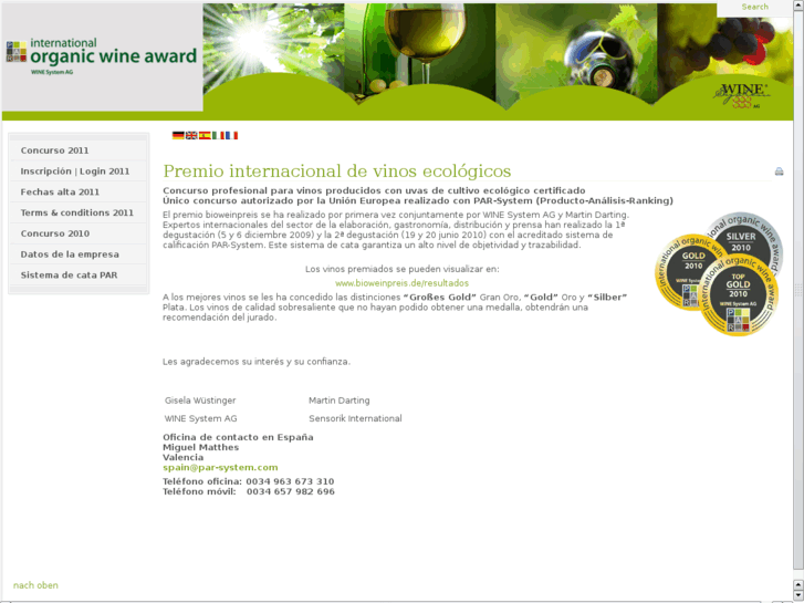 www.premio-internacional-de-vinos-ecologicos.es