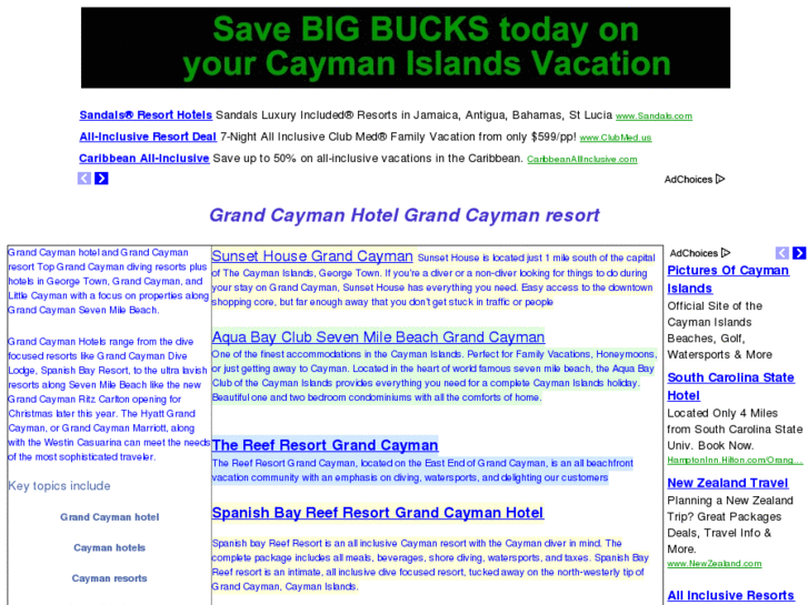 www.grandcaymanhotel.info