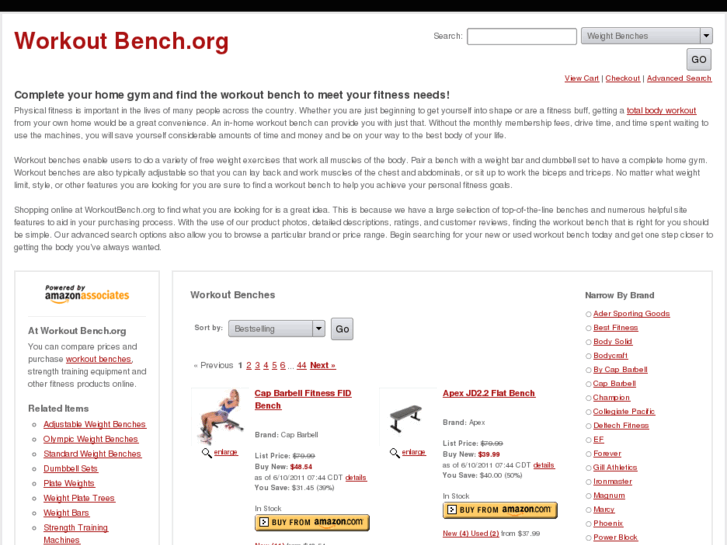 www.workoutbench.org