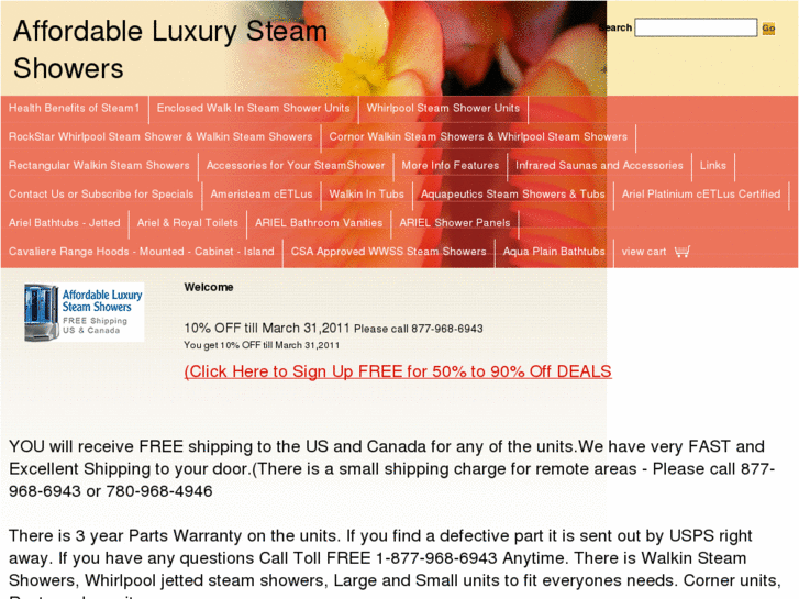 www.affordableluxurysteamshowers.com