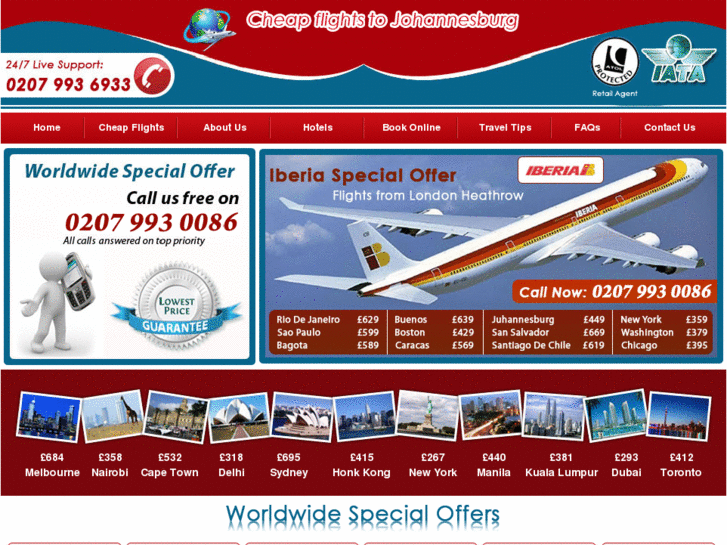 www.cheapflightstojohannesburg.net