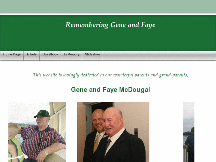 www.rememberinggeneandfaye.com