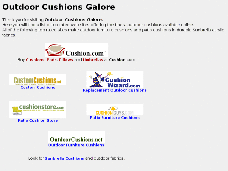 www.outdoorcushionsgalore.com