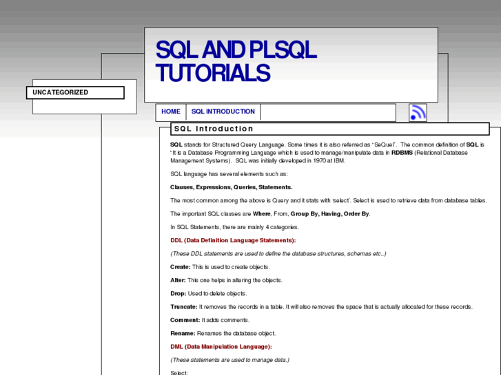 www.plsqltutorials.com