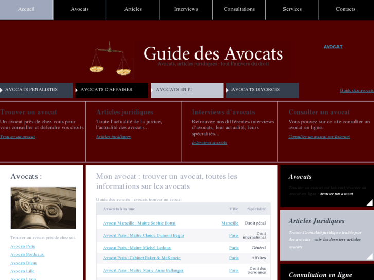 www.guidedesavocats.com