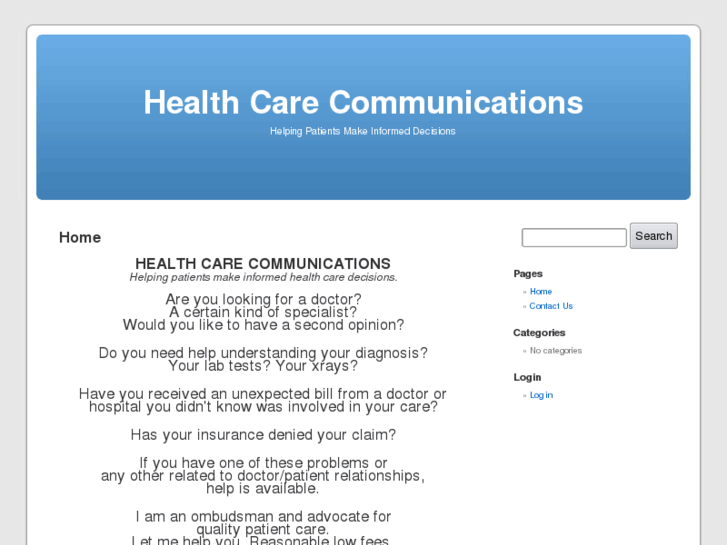 www.healthcarecommunications.org