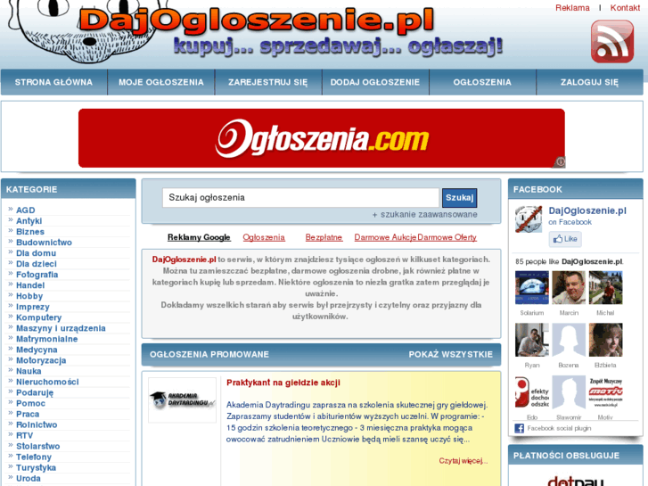 www.dajogloszenie.pl