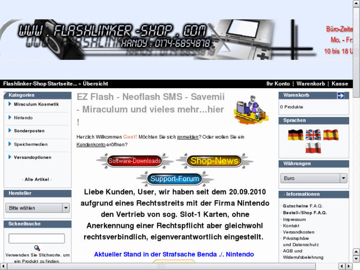 www.flashlinker-shop.net