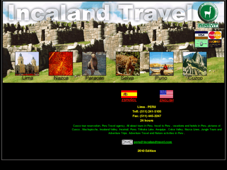 www.incalandtravel.com