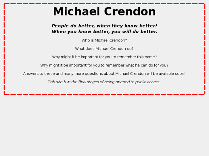 www.michaelcrendon.com
