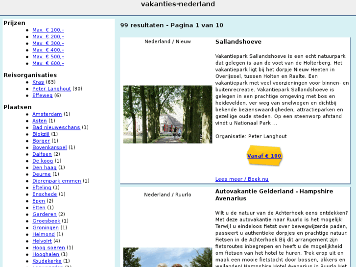 www.vakanties-nederland.com