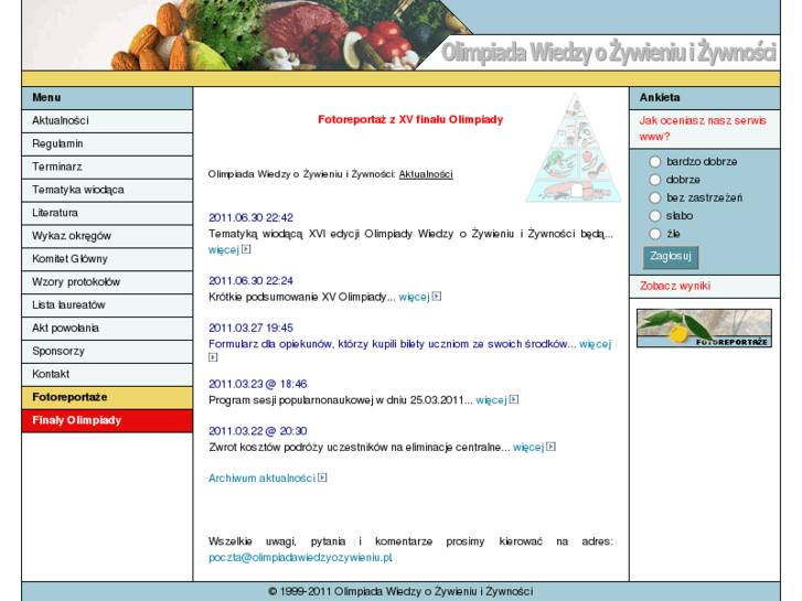 www.olimpiadawiedzyozywieniu.pl